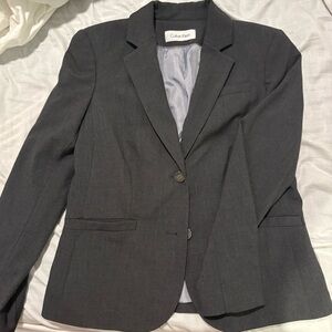 Calvin Klein Charcoal Suit Jacket